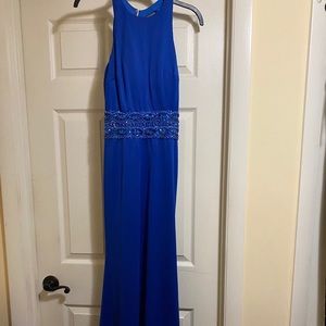 Royal blue prom dress